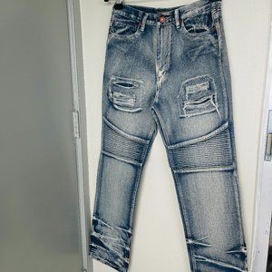 DENIM&RIVETS MEN'S JEANS Blue jeans size M